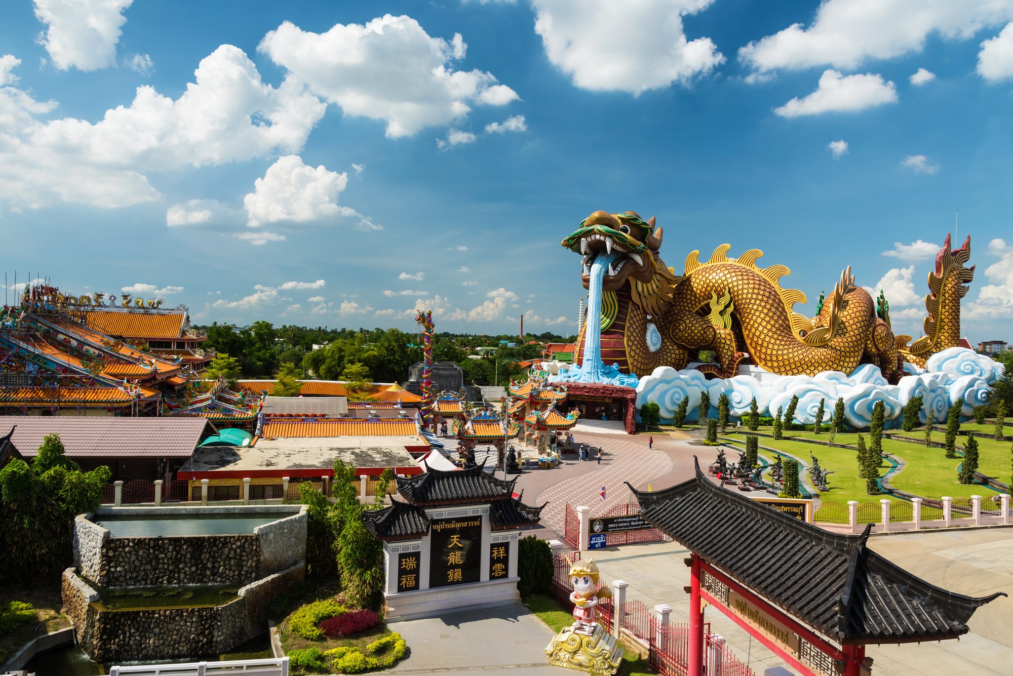 Dragon Descendants Museum architectural landmark in Suphanburi